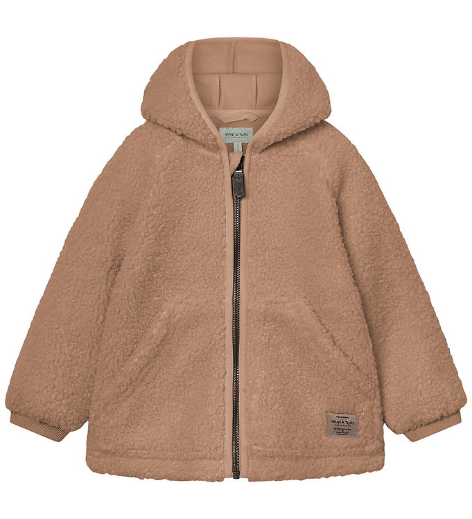 Mini A Ture Fleecejakke - Teddy - MatLiff - Cinnamon Swirl Mini A Ture Fleecejakke - Teddy - MatLiff - Cinnamon Swirl