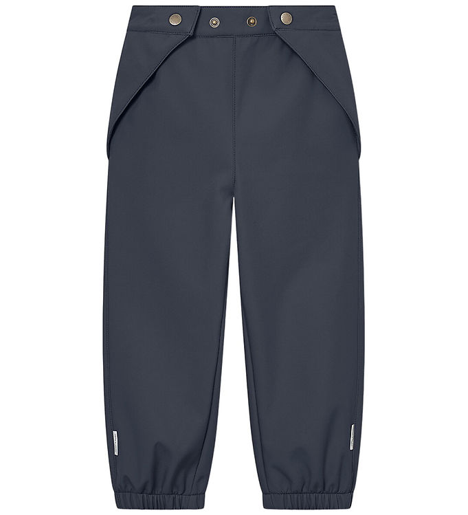 Mini A Ture Shoftshellbukser m. Fleece - MatAiano - Ombre Blue Mini A Ture Shoftshellbukser m. Fleece - MatAiano - Ombre Blue