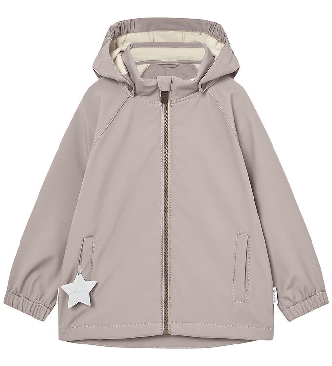 Mini A Ture Softshelljakke m. Fleece - MatAden - Opal Purple