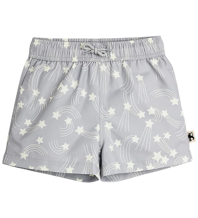 Mini Rodini Badeshorts - Starfall - Grå