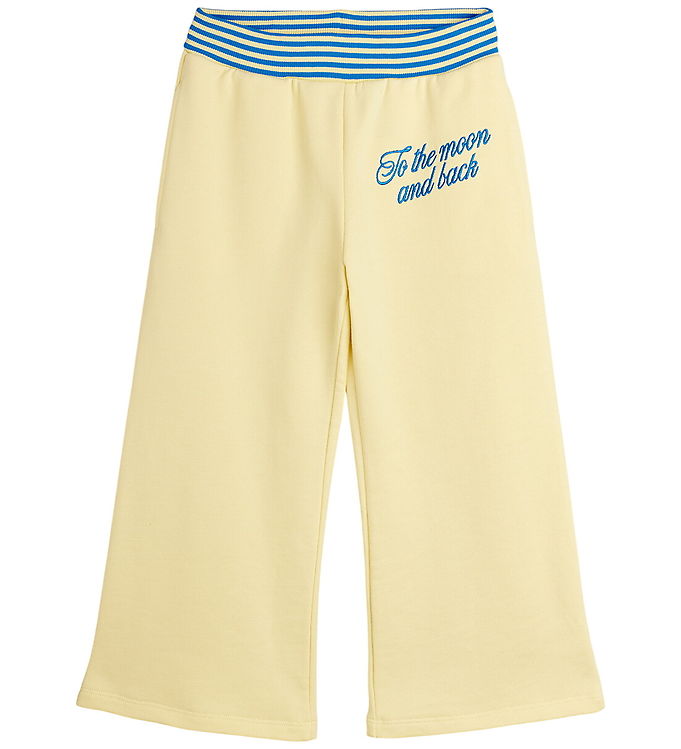 Mini Rodini Sweatpants - To The Moon - Gul