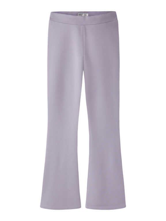 NAME IT Basis Bootcut Pants Lavender Gray