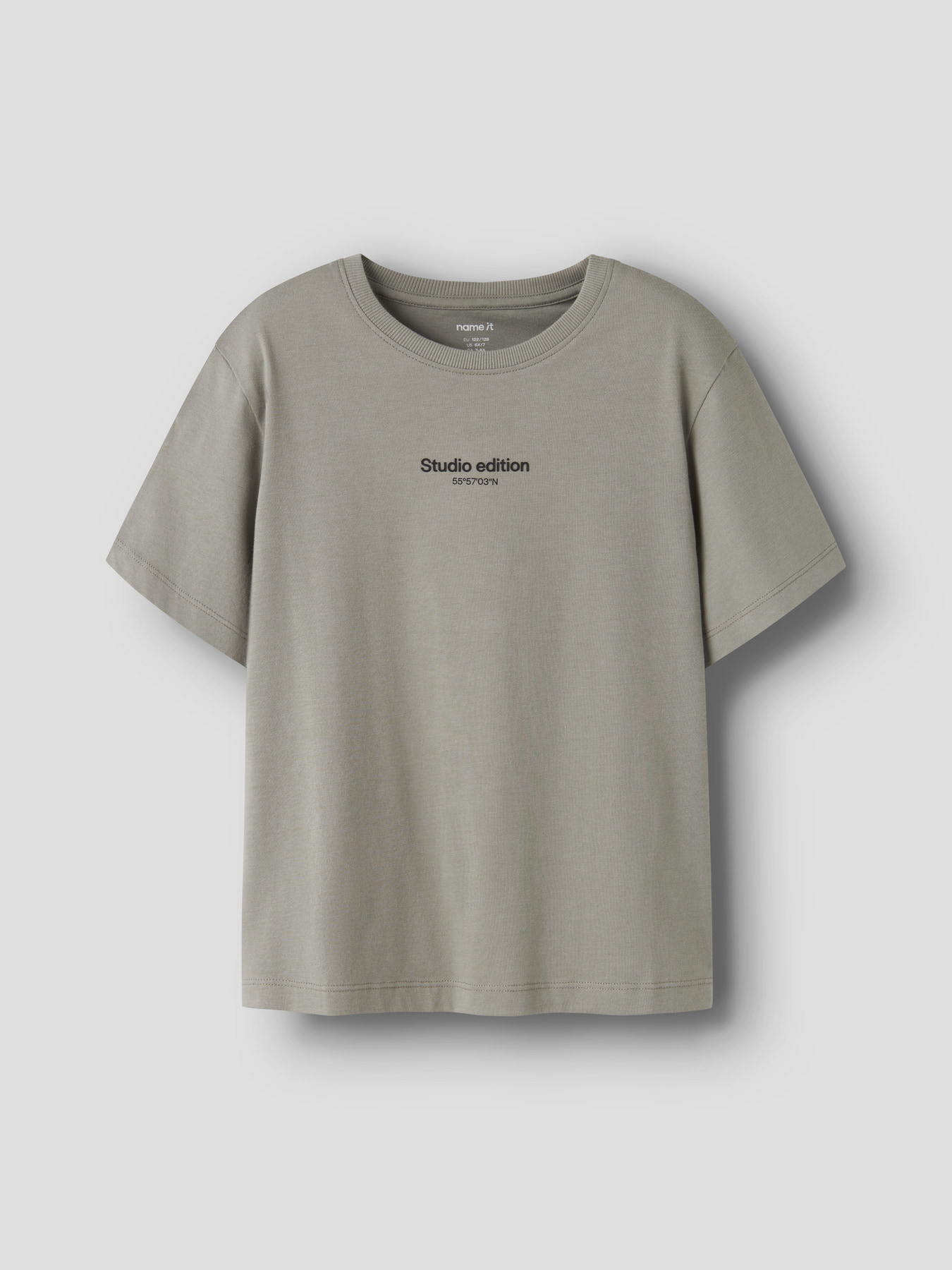 NAME IT Basis T-shirt Brody Shadow