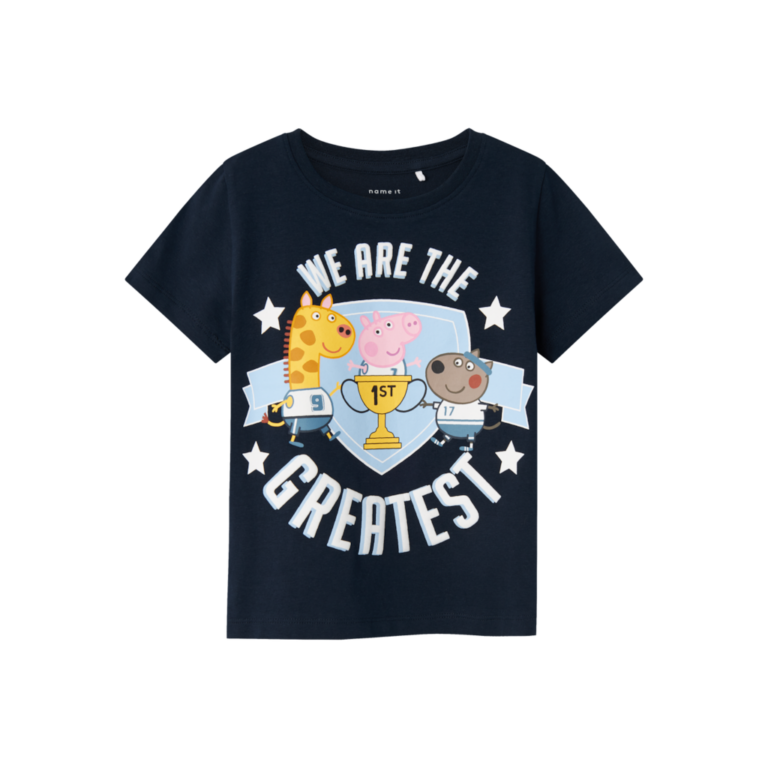 NAME IT Gustav Gris T-shirt Mikhail Dark Sapphire