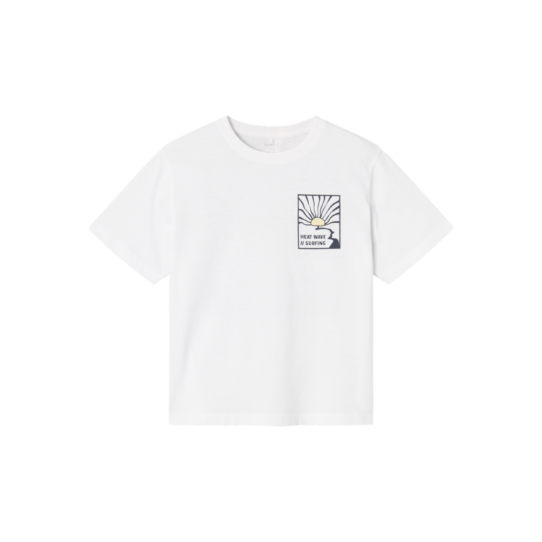 NAME IT Løs T-Shirt Haliam Bright White