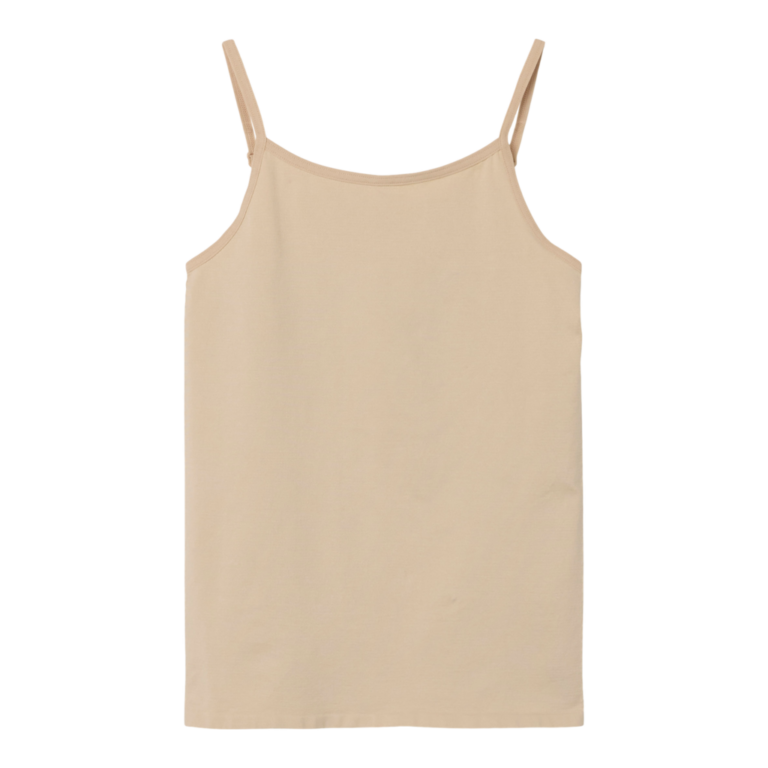 NAME IT Sømløs Strop Top Noja Humus
