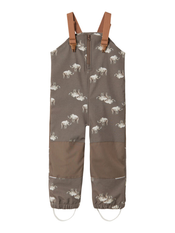 NAME IT Softshell Bukser Alfa08 Morel Rhino