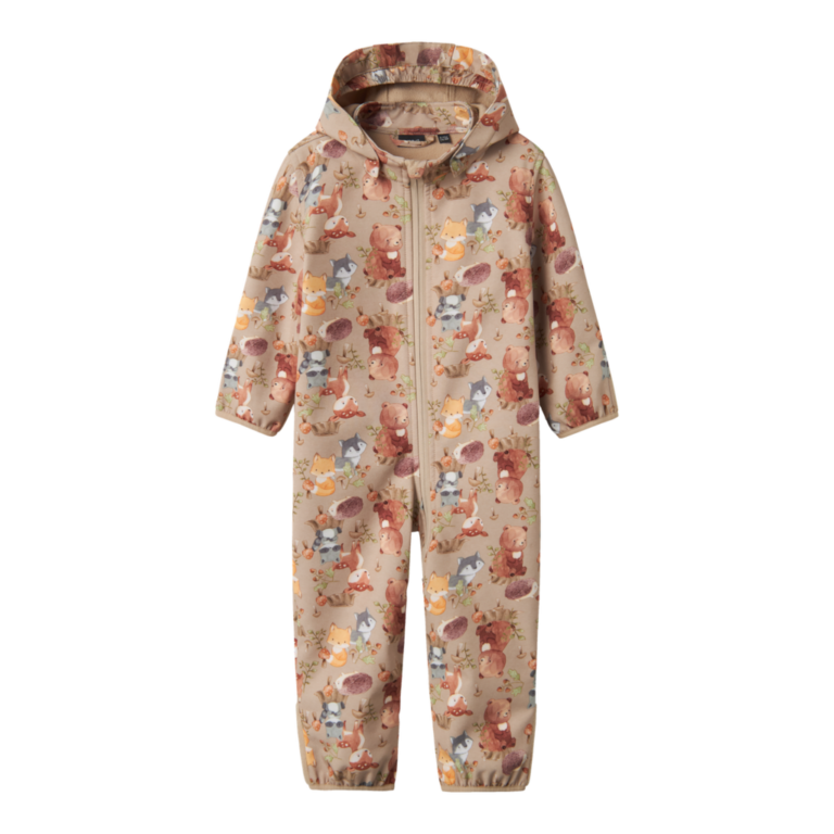 NAME IT Softshell Dragt Alfa Oxford Tan