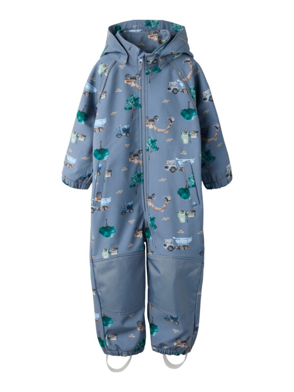 NAME IT Softshell Dragt Alfa08 Flint Stone Work