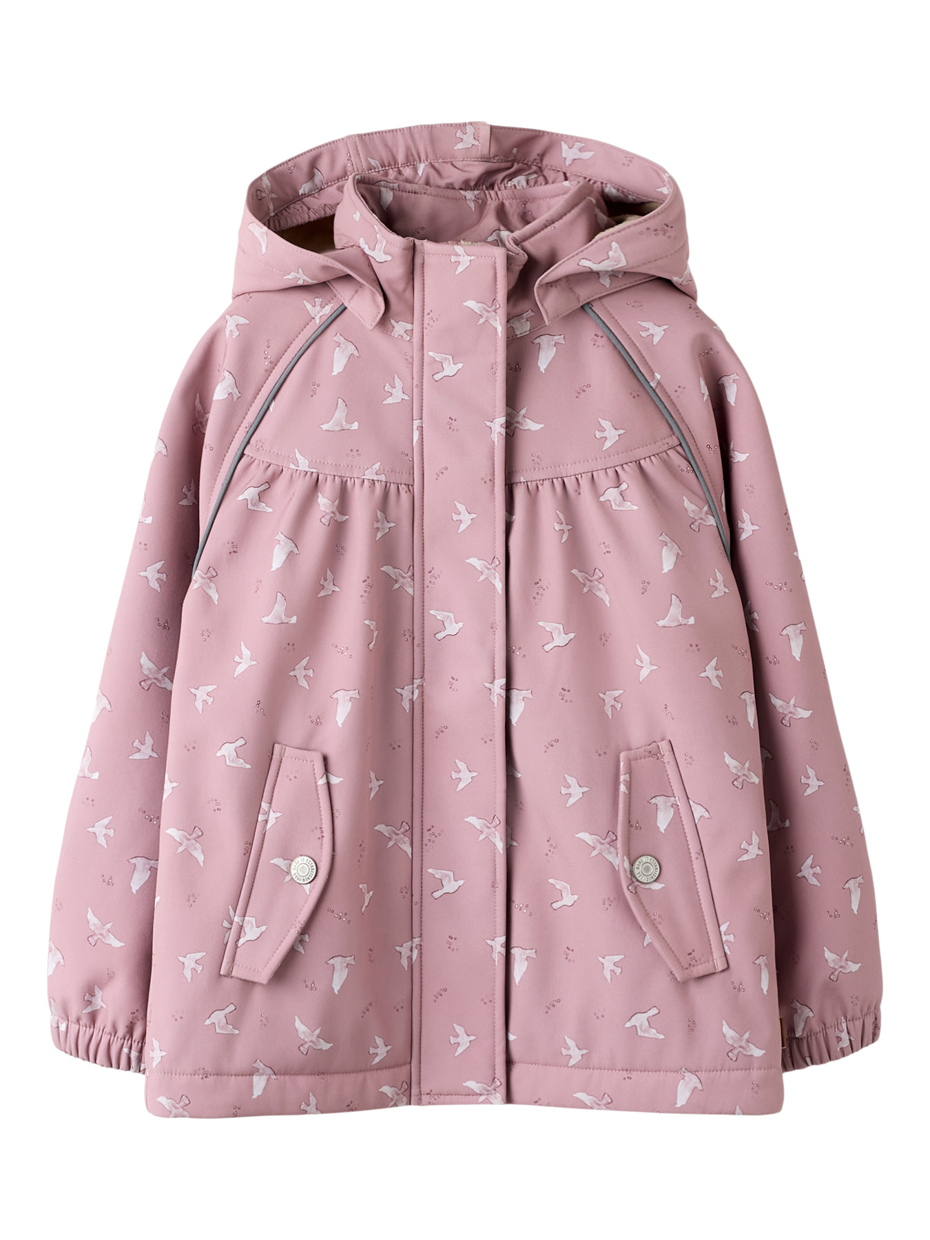 NAME IT Softshell Jakke Alfa08 Woodrose Bird NAME IT Softshell Jakke Alfa08 Woodrose Bird