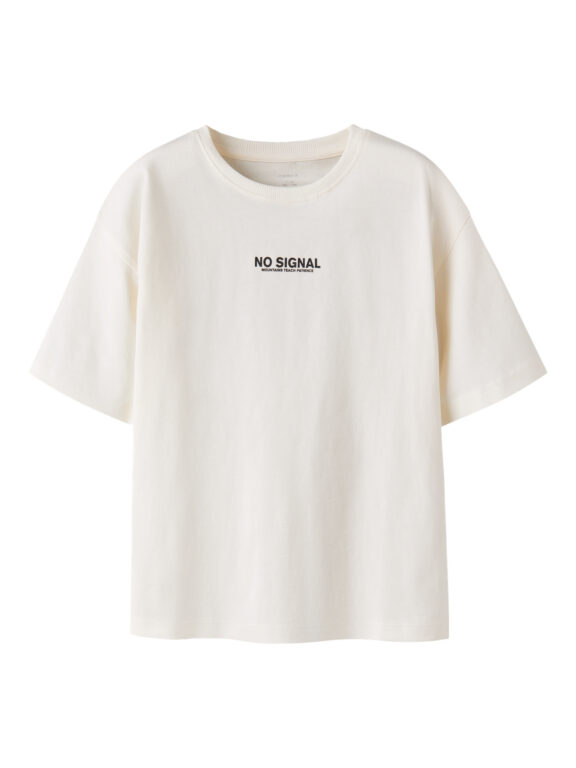 NAME IT T-shirt Ollie Box Cloud Dancer