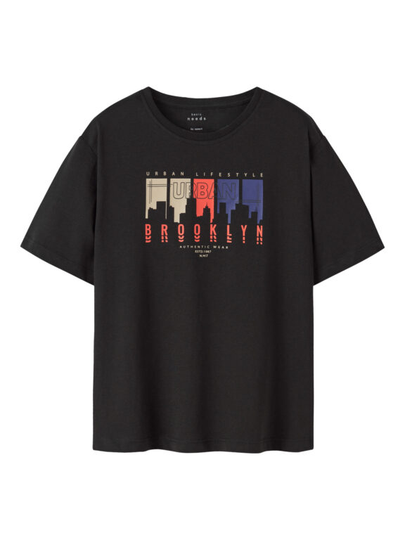 NAME IT T-shirt Vilogo Black Urban