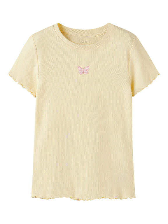 NAME IT T-shirt Vivemma Double Cream Butterfly