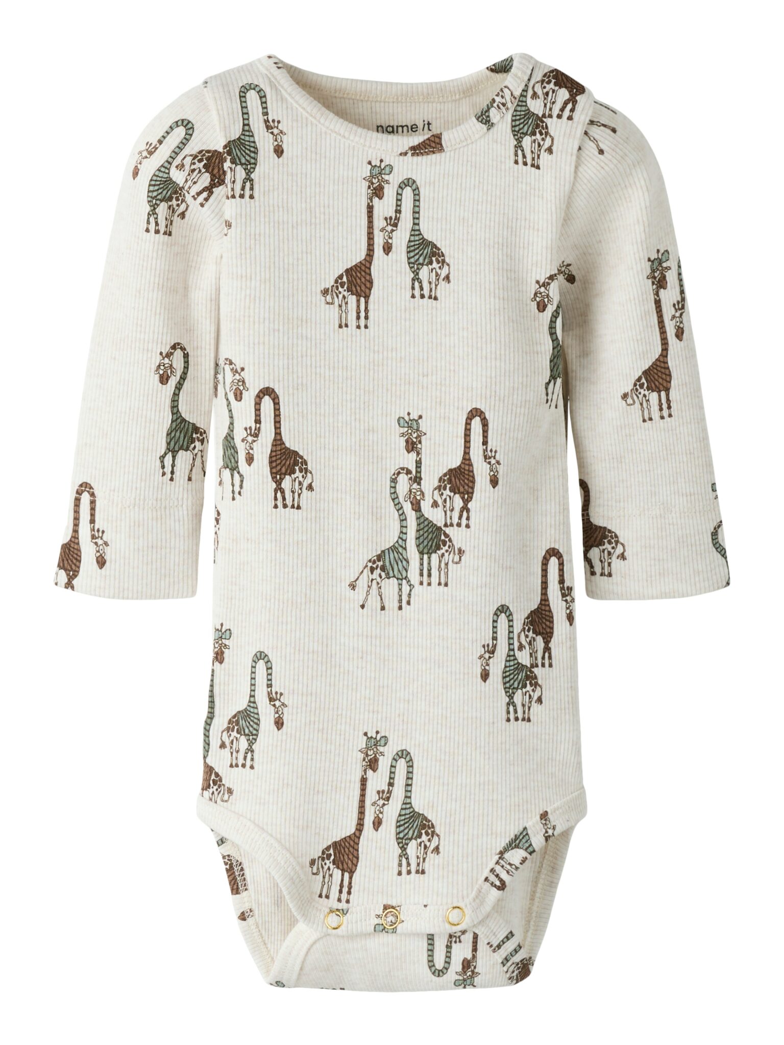 Name It Fridolin LS Body NOOS - Peyote Melange - 50 cm Name It Fridolin LS Body NOOS - Peyote Melange - 50 cm