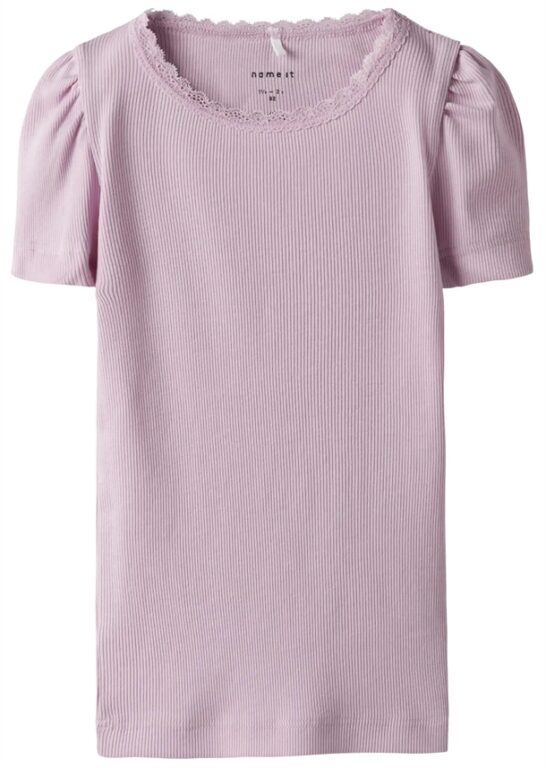 Name It T-shirt - Kab - Rib - Winsome Orchid