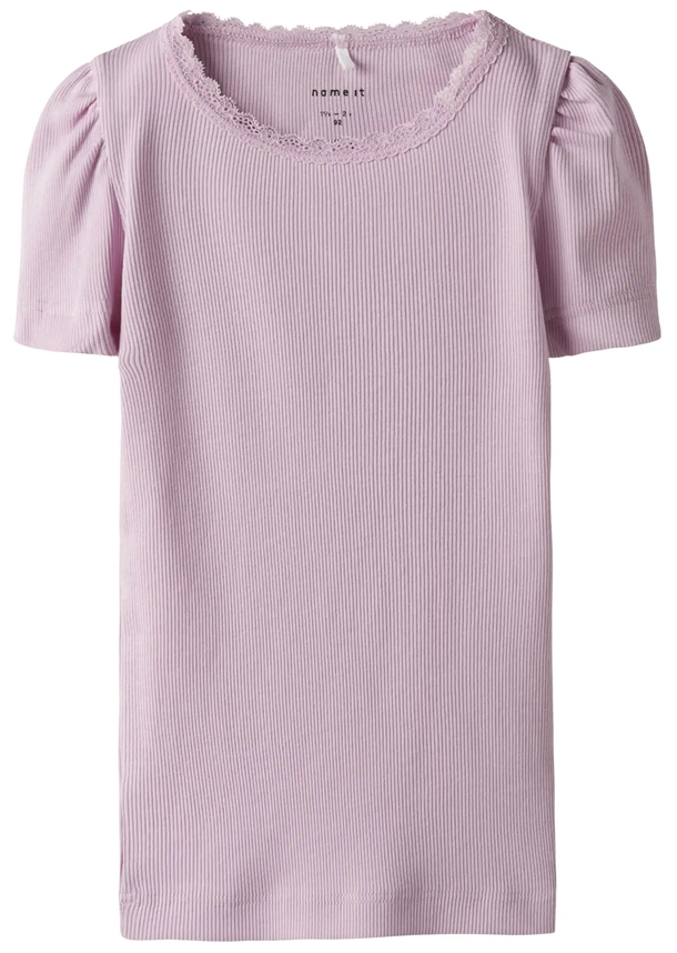 Name It T-shirt - Kab - Rib - Winsome Orchid