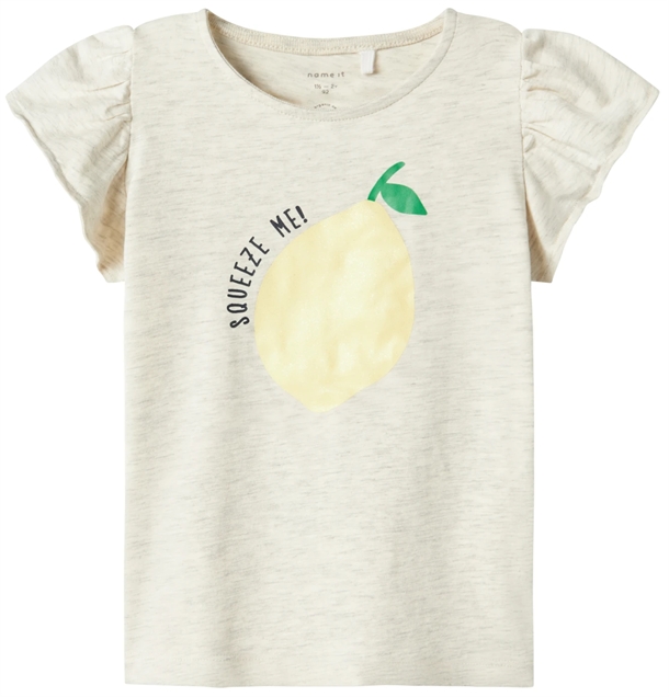 Name It T-shirt - NmfFolly Glitter - Peyote Melange