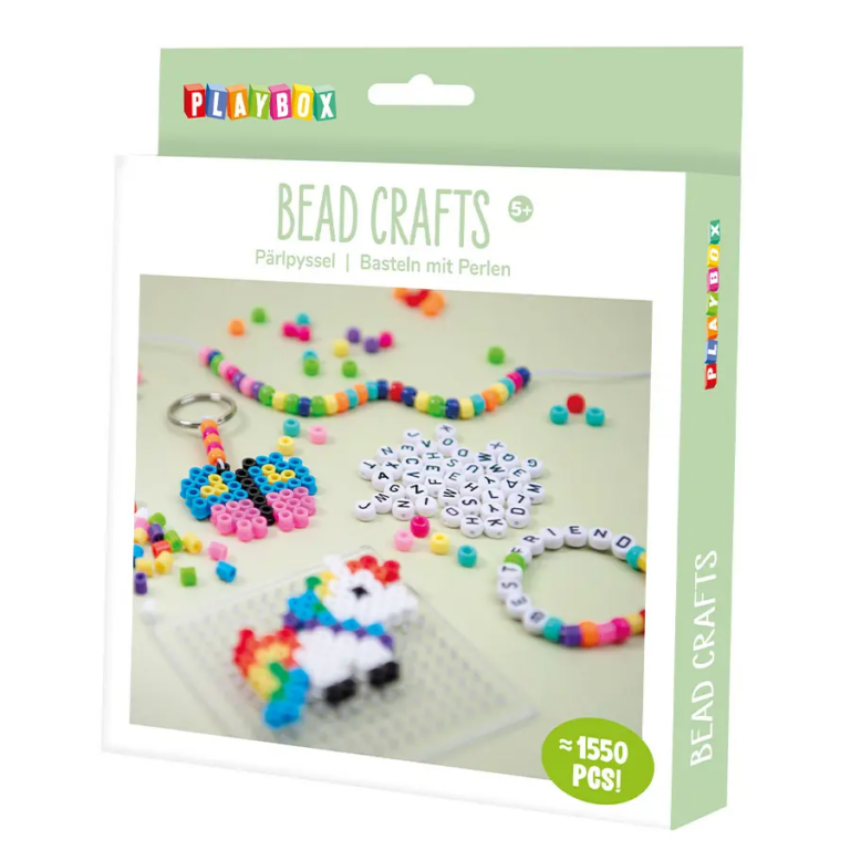 Playbox | Perlesæt - Sjov med perler, 1.550 stk
