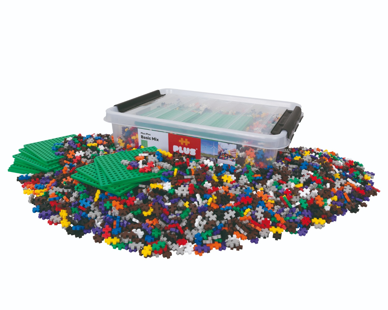 Plus-Plus Education Basis - 4000 stk + 12 plader