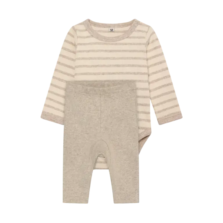 Sæt m. Body Langærmet + leggings - 2350 - 60