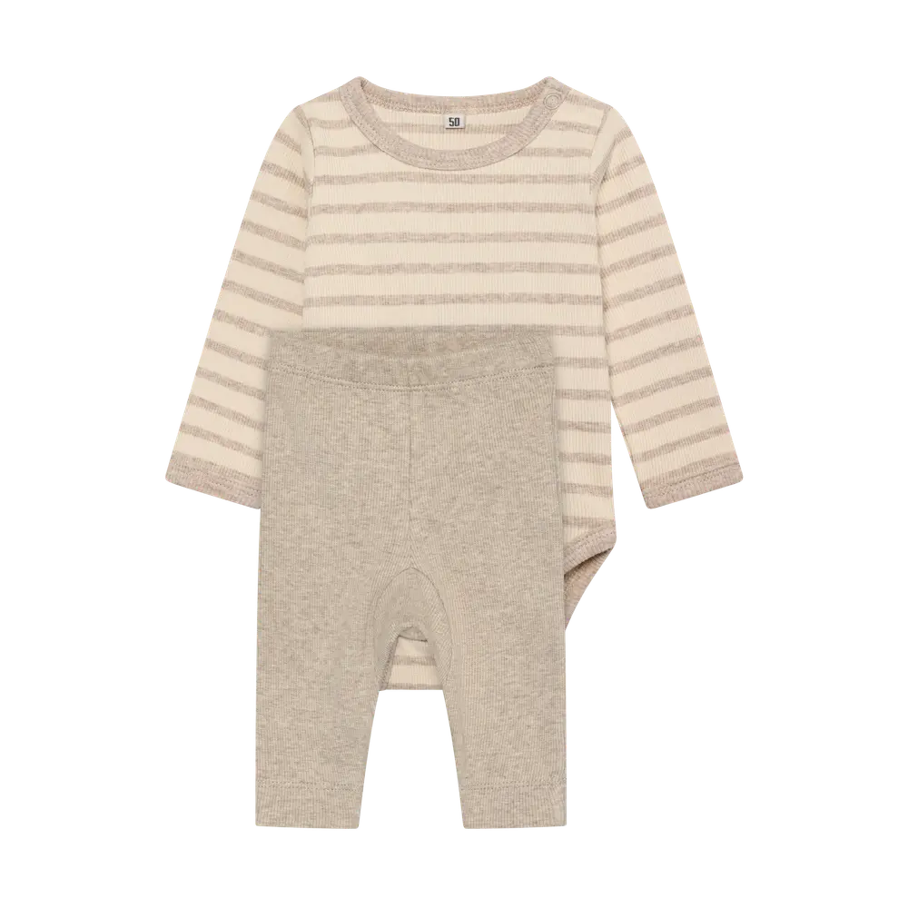 Sæt m. Body Langærmet + leggings - 2350 - 60