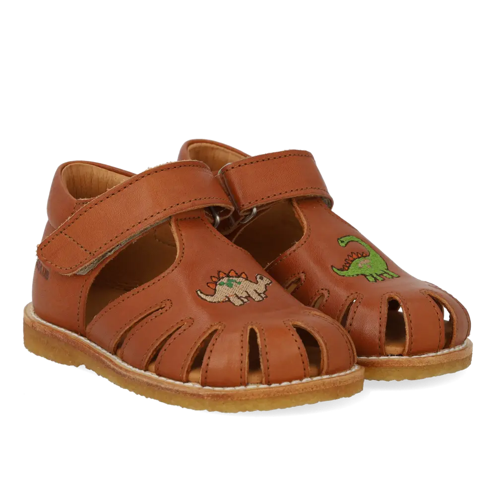 Sandal m. Dino Broderi - Cognac - 21 Sandal m. Dino Broderi - Cognac - 21