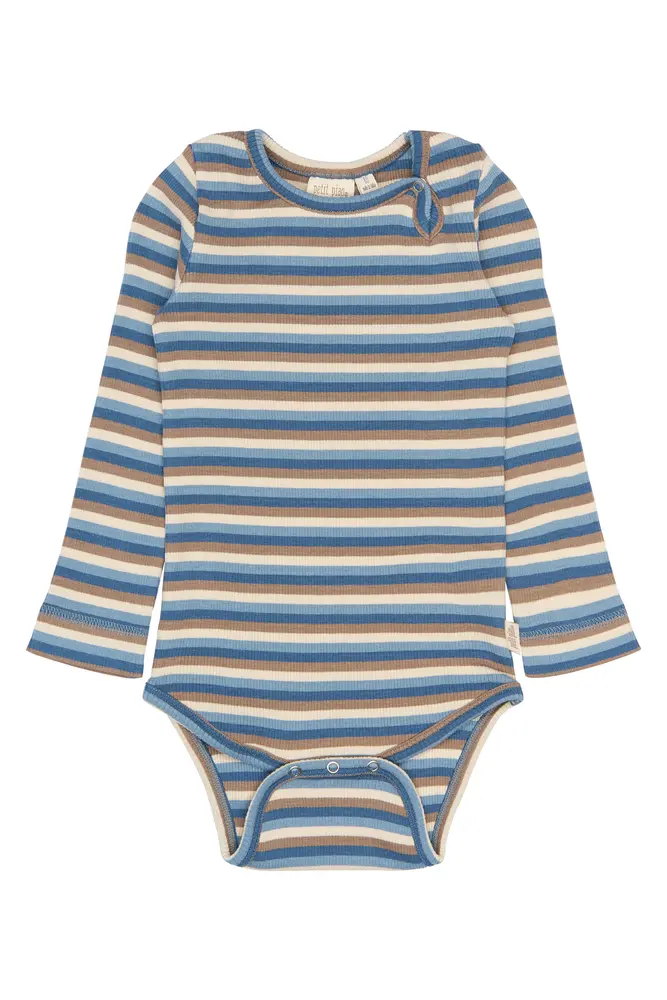 Song Langærmet Body - Infinity Multistriped - 92 CM