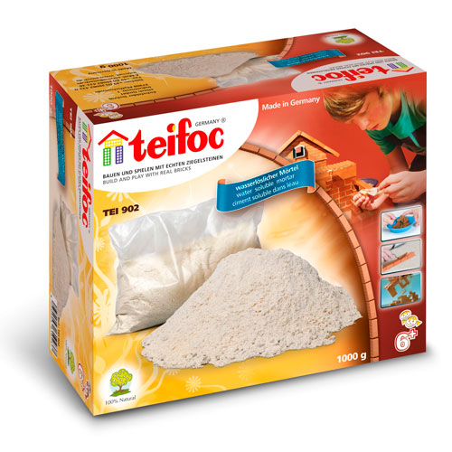 Teifoc | Teifoc Byggesæt tilbehør - Cement 1 kg Teifoc | Teifoc Byggesæt tilbehør - Cement 1 kg