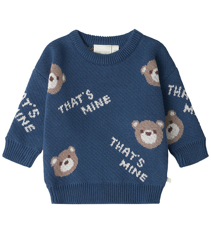 That's Mine Bluse - Strik - Florian - Key Blue That's Mine Bluse - Strik - Florian - Key Blue