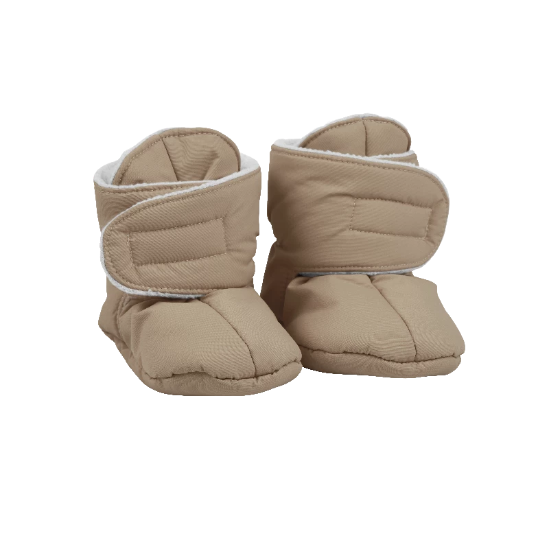 Voksi Baby Booties - Dark Sand - 0-1y