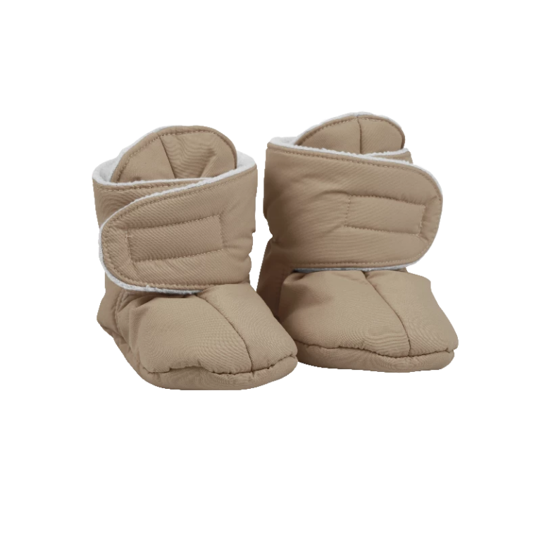 Voksi Baby Booties - Dark Sand - 1-2y
