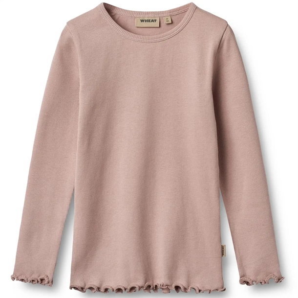 Wheat Bluse - Ida - Rib - Rose Powder