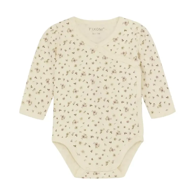 Wrap Body Langærmet - Shadow gray - 62