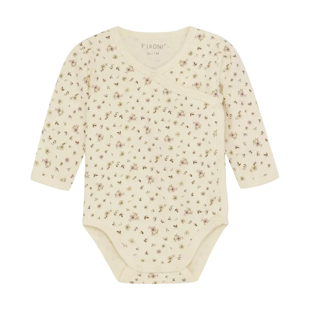 Wrap Body Langærmet - Shadow gray - 62