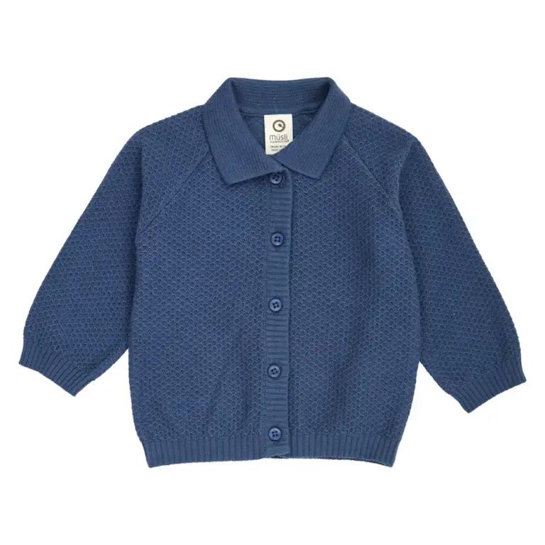 BFF Strikket Cardigan - Navy - 74 BFF Strikket Cardigan - Navy - 74