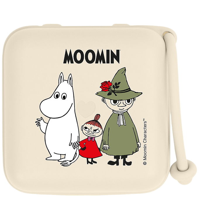 BIBS x Moomins Sutteboks - 7x5 cm - Ivory