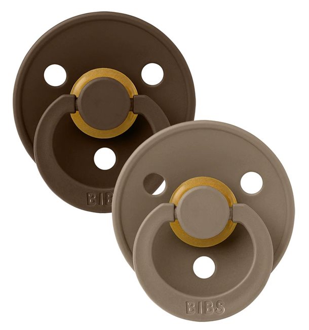 Bibs sutter - Str. 1 - Colour - 2-pak- Mocha/Dark Oak