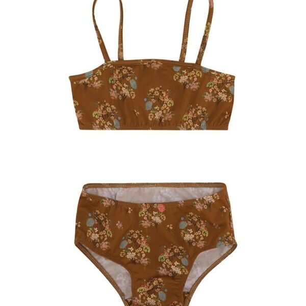 Christina Rohde Bikini - Brun m. Blomster Christina Rohde Bikini - Brun m. Blomster