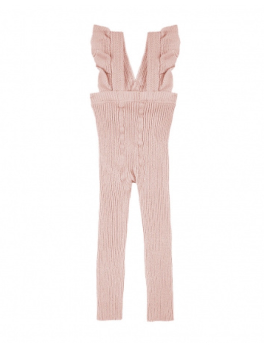 Condor Leggings med Flæse seler - Nude - 3-6 mdr.