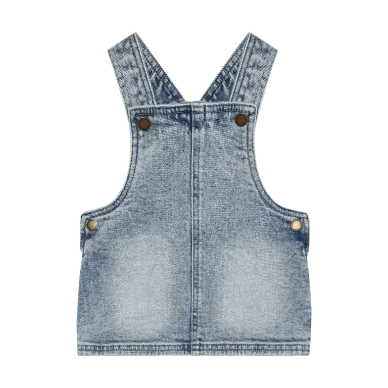 Denim Kjole - Light Blue Denim - 80