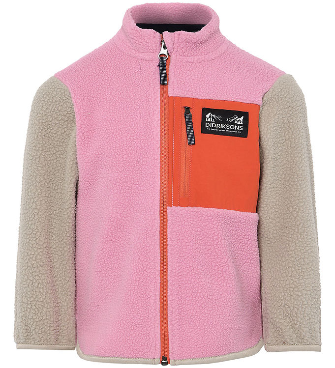 Didriksons Fleecejakke - Teddy - Anten - Light Heather Pink Didriksons Fleecejakke - Teddy - Anten - Light Heather Pink