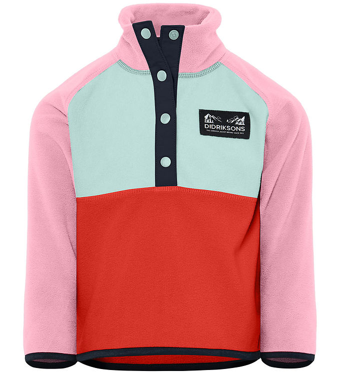 Didriksons Fleecetrøje - Monte - Light Heather Pink