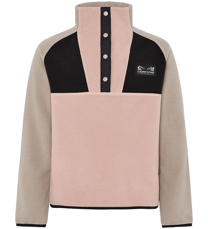 Didriksons Fleecetrøje - Yokto - Vintage Rose Didriksons Fleecetrøje - Yokto - Vintage Rose
