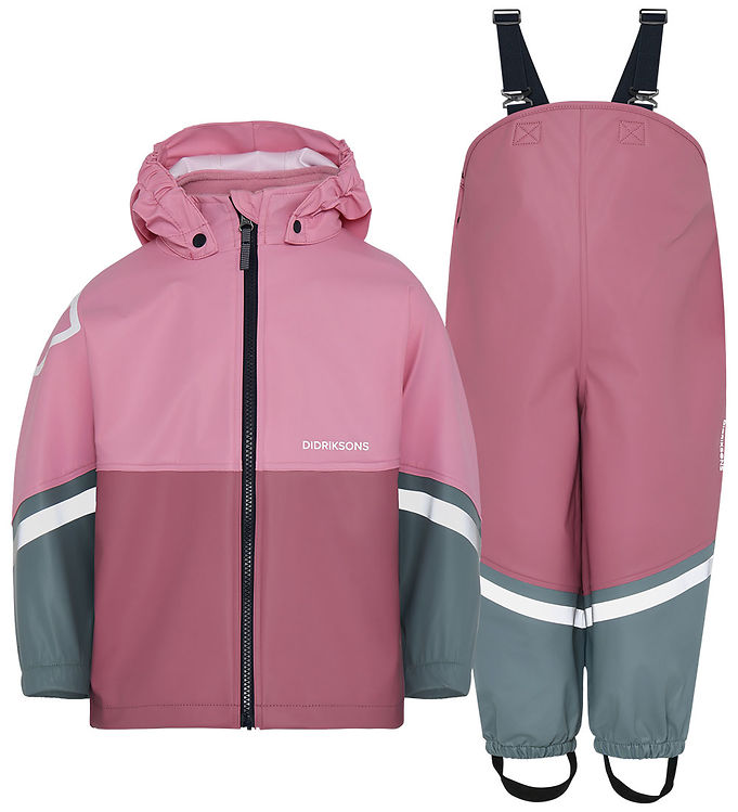 Didriksons Regntøj m. Seler - PU - Waterman - Light Heather Pink Didriksons Regntøj m. Seler - PU - Waterman - Light Heather Pink