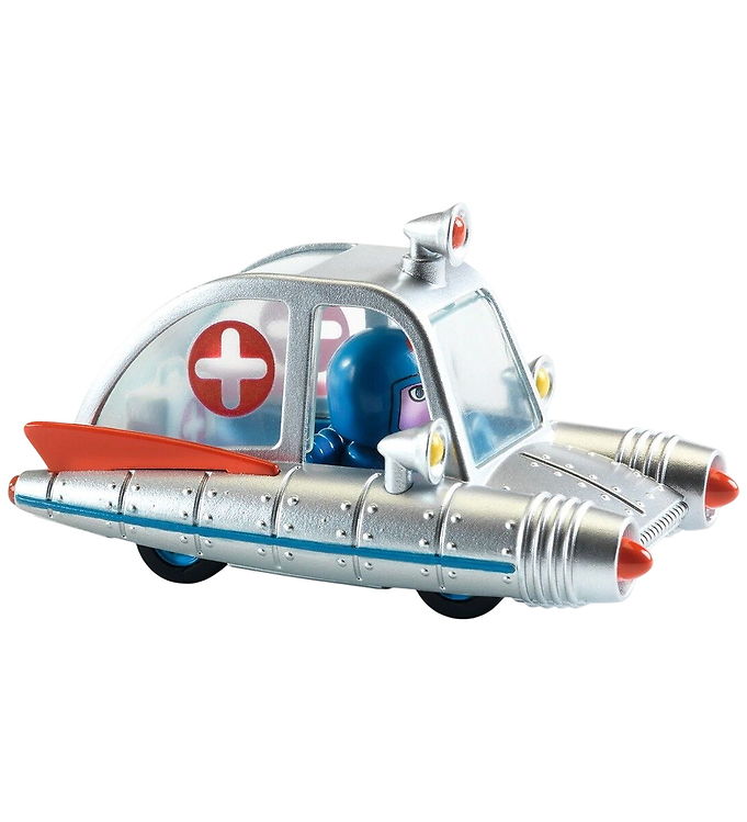 Djeco Bil - 7 cm - Crazy Motors - Space Ambulance Djeco Bil - 7 cm - Crazy Motors - Space Ambulance
