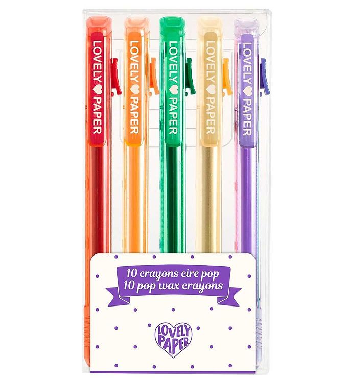 Djeco Farveblyanter - 5 stk. - Pop Wax Djeco Farveblyanter - 5 stk. - Pop Wax