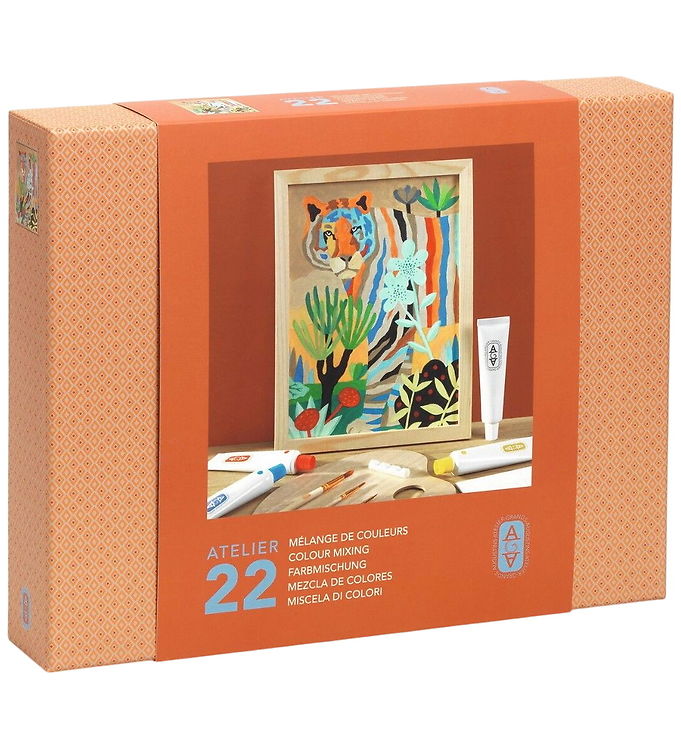 Djeco Kreasæt - Atelier 22 - Farveblanding Djeco Kreasæt - Atelier 22 - Farveblanding