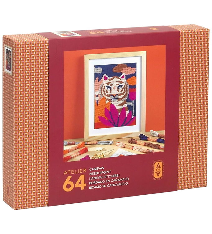 Djeco Kreasæt - Atelier 64 - Korssting Djeco Kreasæt - Atelier 64 - Korssting
