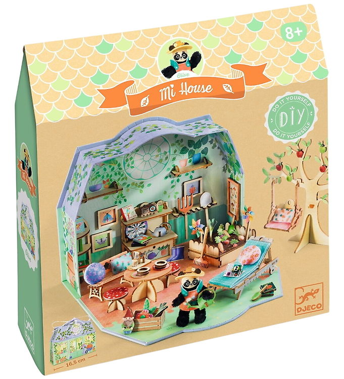Djeco Kreasæt - DIY - Mi House - Olive