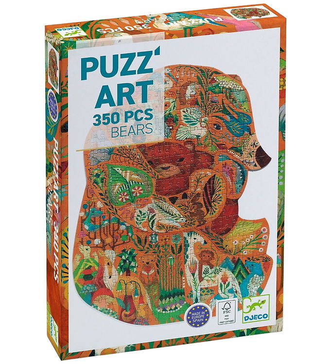 Djeco Puslespil - 350 Brikker - PuzzÂ´Art - Bears